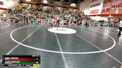 110 lbs Champ. Round 2 - Abby Vroman, Central vs Aspen Beutler, Wind River
