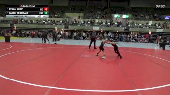 65 lbs Quarterfinal - Tyson Seitz, De Pere Redbirds vs Zaynn Crandall, Outlaw Wrestling Club