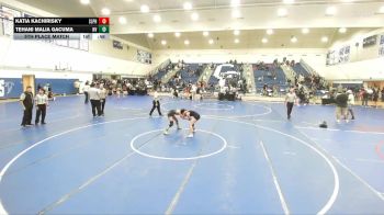 120 lbs 5th Place Match - TeHani Malia Gacuma, Reign WC vs Katia Kachirisky, St. Lucys Priory Highschool