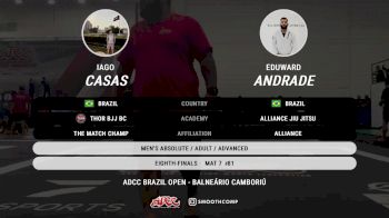Iago Casas vs Eduward Andrade 2025 ADCC Balneario Open