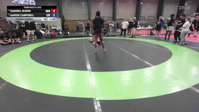 144 lbs Consolation - Gabriel Burns, Roundtree Wrestling Academy vs Aaron Campbell, Level Up Wrestling Center