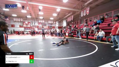 52 lbs Final - Dylan Lockwood, Heat vs Kevin Harris, HURRICANE WRESTLING ACADEMY