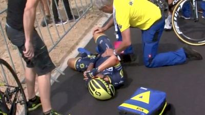 Caleb Ewan Crash - Hammer Series Stage 2