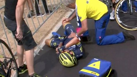 Caleb Ewan Crashes At The Hammer Series And Forced To Abandon The Race