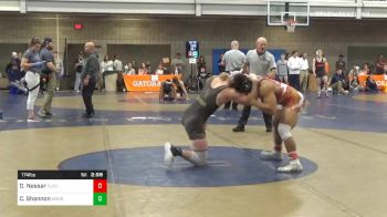 Consolation - DeAndre Nassar, Cleveland State-Unattached vs Colin Shannon, American Unattached