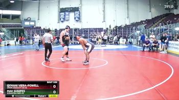 285 lbs Quarterfinal - Qymani Viera-Powell, Union-Endicott Sr HS vs Max Shnipes, Scranton Prep Hs