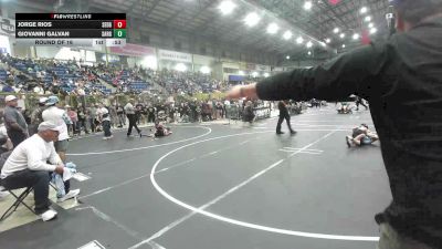 66 lbs Round Of 16 - Jorge Rios, Sedgwick County Fleming vs Giovanni Galvan, Sargent Farmers
