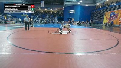 144 lbs Cons. Round 2 - Benjamin Aguilar, Mountain View vs Reza Massjouni, Christiansburg