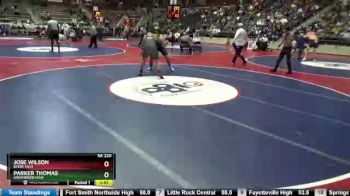 5A 220 lbs Champ. Round 1 - Parker Thomas, Greenbrier High vs Jose Wilson, Beebe High