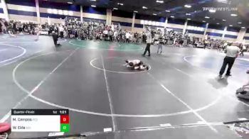 57 lbs Quarterfinal - Matthew Campos, Red Wave vs Weston Ekle, Mid Valley Wolves