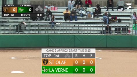 Replay: St. Olaf College vs La Verne | Mar 26 @ 3 PM