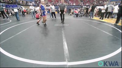 70 lbs Quarterfinal - Alison Kelley, Blanchard Youth Wrestling vs Avery Wagner, Choctaw Ironman Youth Wrestling