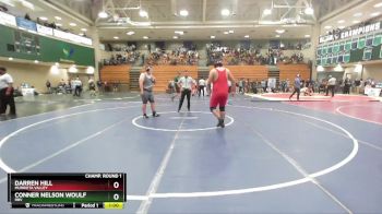 285 lbs Champ. Round 1 - Darren Hill, Murrieta Valley vs Conner Nelson Woulf, Rbv