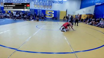 144 lbs Champ Round 1 (16 Team) - Sam Honzik, Wellington vs Dia Elghonemy, Attack WC