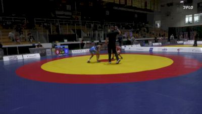 46kg Round 1 - Liqi Yao, Edmonton Wrestling Club vs Iraabir Sooch, Canadian Mal Wrestling