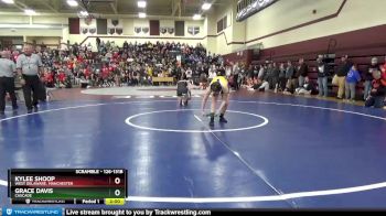 126-131B 1st Place Match - Kylee Shoop, West Delaware, Manchester vs Grace Davis, Cascade