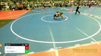 95 lbs Round Of 32 - Noah Brown, Guerrila Wrestling Academy vs Kolten Terwilliger, Salina Wrestling Club