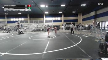 157 lbs 5th Place - Ethan Barrett, Nighthawk WC vs Jonah Ware, Wasatch WC