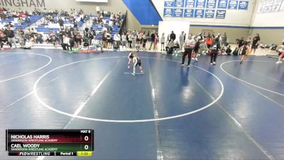 55 lbs Cons. Semi - Cael Woody, Sanderson Wrestling Academy vs Nicholas Harris, Sanderson Wrestling Academy