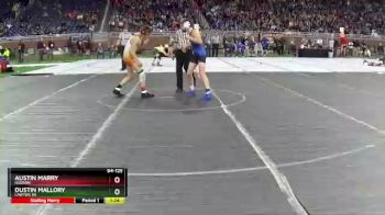 D4-125 lbs Quarterfinal - Austin Marry, Hudson vs Dustin Mallory, Lawton HS