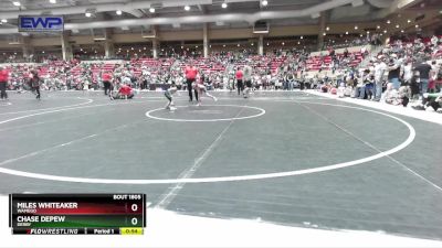 40 lbs Champ. Round 1 - Miles Whiteaker, Wamego vs Chase Depew, Derby