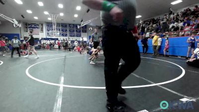 58 lbs Consolation - Winston Bolay, Perry Wrestling Academy vs Jaxon Ditmore, Team Tulsa Wrestling Club