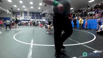 58 lbs Consolation - Winston Bolay, Perry Wrestling Academy vs Jaxon Ditmore, Team Tulsa Wrestling Club