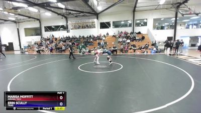 131 lbs Quarterfinal - Marisa Moffitt, Indiana Tech vs Erin Scully, Trine