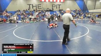 70 lbs 1st Place Match - Burk Mecham, American Fork Jr High vs Nikolai Tibbs, Ravage