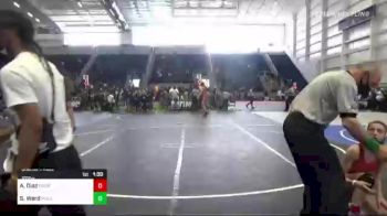 101 lbs Quarterfinal - Ariana Diaz, Pounders WC vs Shayna Ward, Precision WC