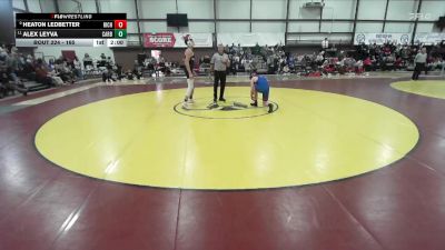 165 lbs Cons. Round 3 - Heaton Ledbetter, Richfield vs Alex Leyva, Carbon