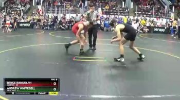 140 lbs Round 1 (4 Team) - Bryce Randolph, Clinton vs Andrew Whitebell, Ypsilanti