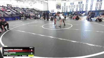 125 lbs 3rd Place Match - ALEXANDRA GONZALEZ, Mayfair vs Erika Montes, Aliso Niguel