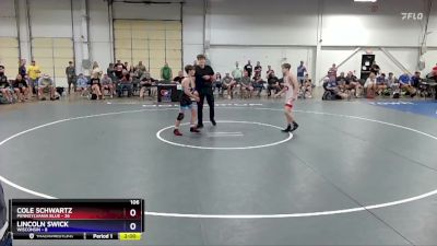 106 lbs Placement Matches (8 Team) - Cole Schwartz, Pennsylvania Blue vs Lincoln Swick, Wisconsin