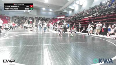 55 lbs Quarterfinal - Levi Hughart, Raw Wrestling Club vs Emerson Braun, Owasso Takedown Club
