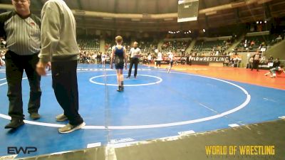 76 lbs Consi Of 16 #1 - Ryker Shafer, Big Game Wrestling Club vs Ezekiel Boyd, Harrah
