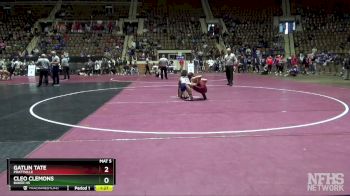 7A 132 lbs Quarterfinal - Gatlin Tate, Prattville vs Cleo Clemons, Baker HS