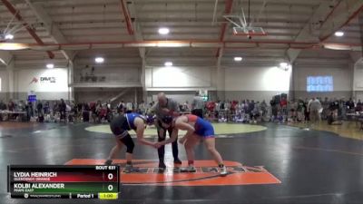 170 lbs Cons. Round 6 - Lydia Heinrich, OLENTANGY ORANGE vs Kolbi Alexander, MIAMI EAST