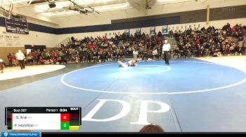 132 lbs Cons. Semi - Sam Arai, Mead vs Parker Hamilton, Deer Park