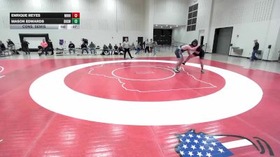 215-285 lbs Cons. Semis - Mason Edwards, Byron High School Wrestling vs Enrique Reyes, Minnesota