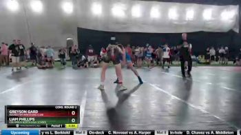 148 lbs Cons. Round 2 - Greyson Gard, Rochester Wrestling Club vs Liam Phillips, Columbus North High School