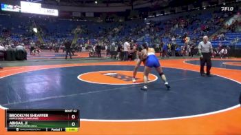 125 lbs Champ. Round 1 - Brooklyn Sheaffer, Maple Park (Kaneland) vs Abigail Ji, Hoffman Estates (H.S.)