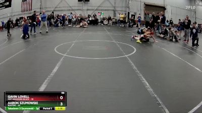 96 lbs Placement (4 Team) - Aaron Szumowski, Buxton vs Gavin Lovell, Mat Assassins Black