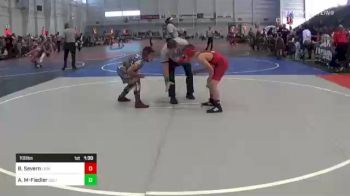 100 lbs Semifinal - Brody Severn, Lions WC vs Armani Moore-Fiedler, Duran Elite