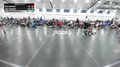 64 lbs Quarterfinal - Jace Britton, Tri State Hammers-EL vs Ajay Warren, Peer Pressure Elite -EL