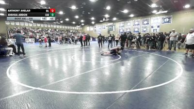 106 lbs Cons. Round 2 - Joshua Ardon, Camarillo vs Anthony Avelar, Millikan