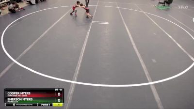 Cons. Round 1 - Emerson Myers, Minnesota vs Cooper Myers, Shakopee Mat Club