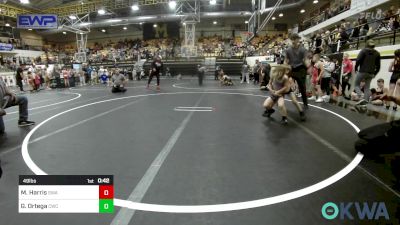 49 lbs Round Of 16 - Max Harris, Shelton Wrestling Academy vs Gabriel Ortega, Cache Wrestling Club