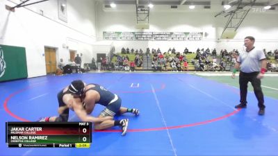 197 lbs Cons. Round 3 - Nelson Ramirez, Cerritos College vs Jakar Carter, Palomar College