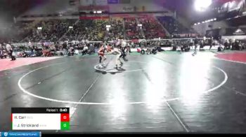 5A 98 lbs Cons. Round 1 - Joey Strickland, Kuna vs Harper Carr, Boise